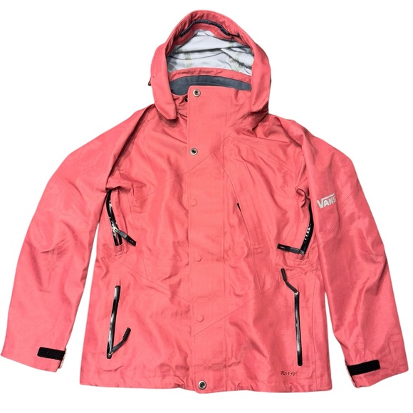 Vans Recco Jacket Women's Large Pink  Hooded Snowboard Ski Coat - Picture 1 of 5